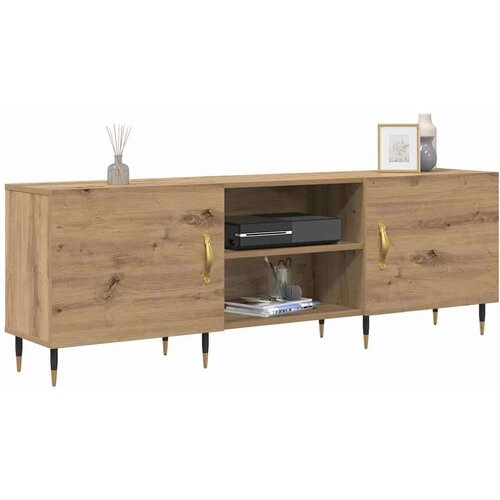 VidaXL TV ormar hrast artisan 150 x 30 x 50 cm Konstruirano drvo Slike