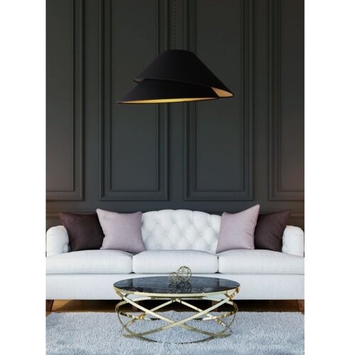  Duolla - Luster na sajli COCO 1xE27/40W/230V prečnik 50 cm crni Slike