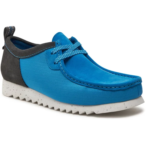 Clarks Nizki čevlji Wallabeeftrelo 26176229 Blue Combi