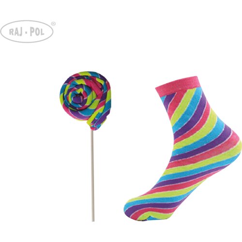 Raj-Pol Woman's Socks Lollipop Slike