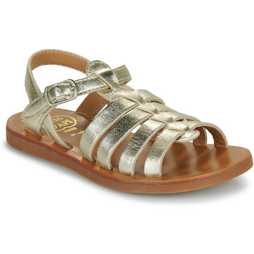 Pom d'Api Sandali & Odprti čevlji PLAGETTE STRAP Pozlačena Cene