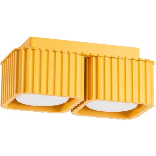 Sollux Lighting Stropna svetilka RIFF 2 rumena Gx53, (5000500089) Slike