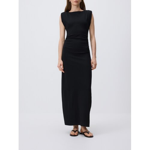 Reserved Drapirana maxi haljina - crno Cijene
