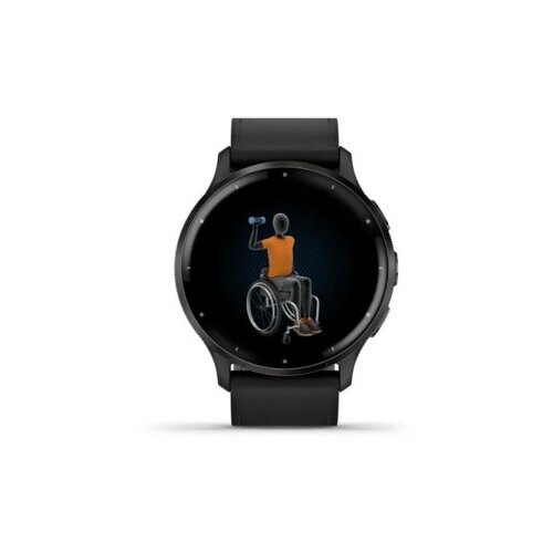 Garmin venu 3 black leather (010-02784-52) Slike