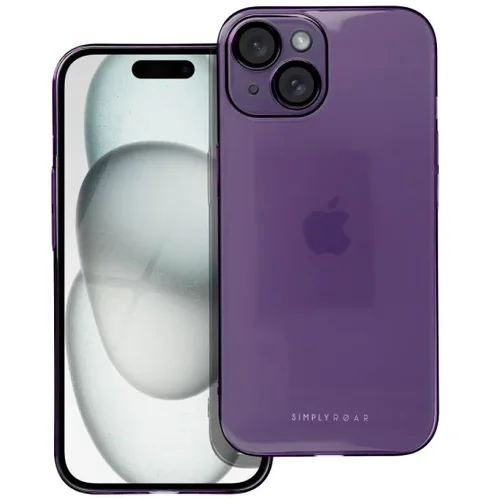 Roar Pure Simple Fit maska za iPhone 15 purple