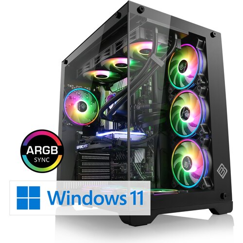 CSL Computer CSL Gaming PC M11810H, AMD Ryzen 7 7800X3D, (8x 4200 MHz), GeForce RTX 5070, 32 GB DDR5-RAM, SSD 2 TB, Windows 11 Home, (5000089872) Cene