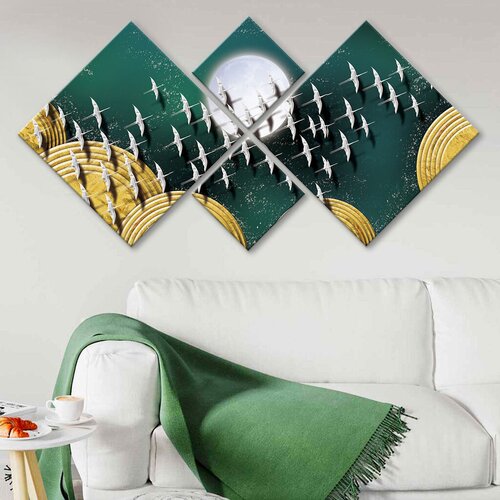 Wallity slika 4MDF1735148039, 60x115 cm, 4 dela Cene