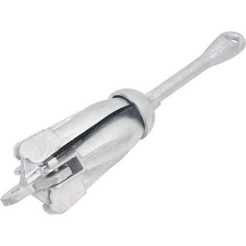 vidaXL Zložljivo sidro srebrno 2,5 kg temprano železo Cene