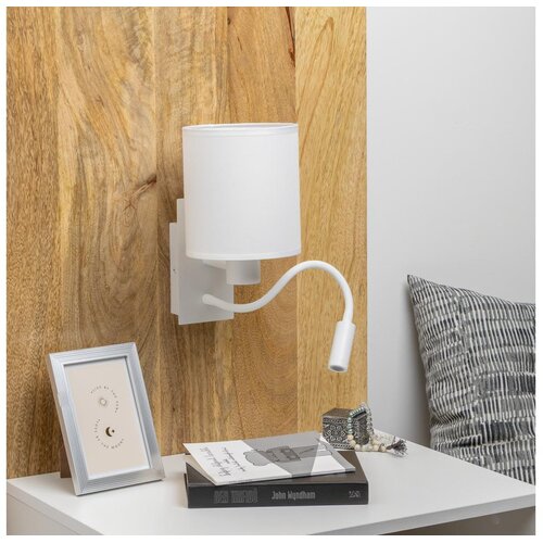  Brilagi - LED fleksibilna zidna lampa NUBILA 1xE27/25W/230V + LED/3W bela Cene