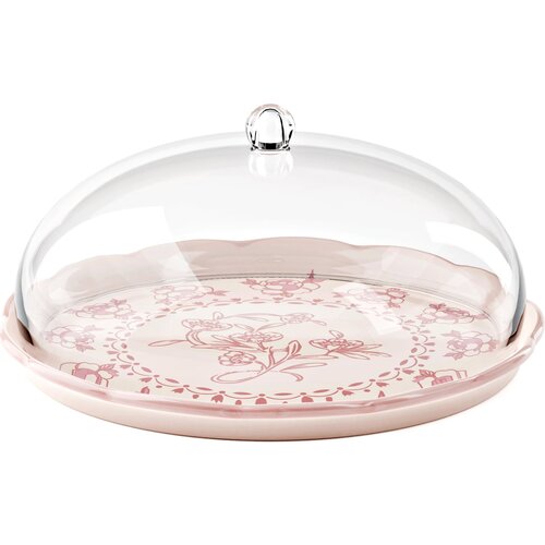  Podstavek za torte s pokrovom "Josephine" - Dusty Pink Cene