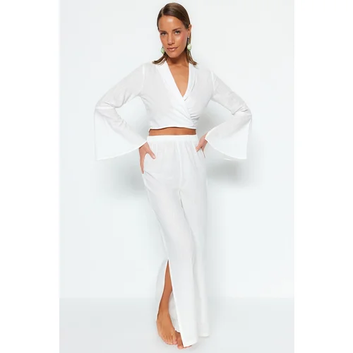 Trendyol Two-Piece Set - Ecru - Regular fit