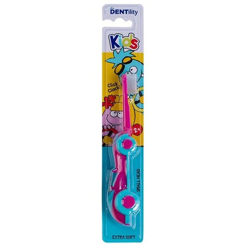 DENTILITY KIDS extra soft četkica roze auto 1kom Cene