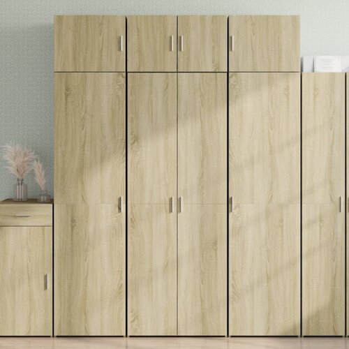 vidaXL Visoka omara sonoma hrast 70x42,5x185 cm inženirski les Cene