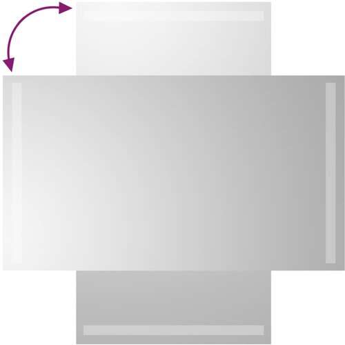  LED kupaonsko ogledalo 40x70 cm Slike