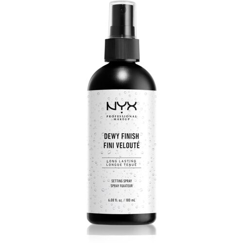 NYX Professional Makeup Makeup Setting Spray Dewy pr&amp;scaron;ilo za fiksiranje 180 ml Slike