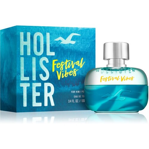 Hollister Festival Vibes toaletna voda za mo&amp;scaron;ke 100 ml Slike