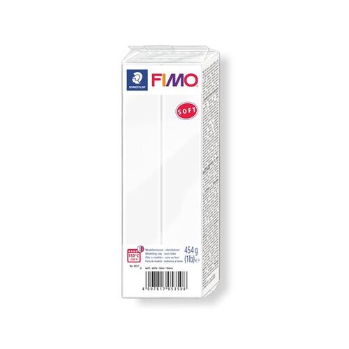 FIMO Mehki vnetljivi plastelin, bel, 454 g Cene