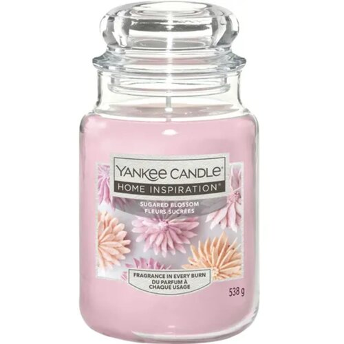 Yankee Candle Home Inspiration sveča v kozarcu Sugared Blossom - Large Cene