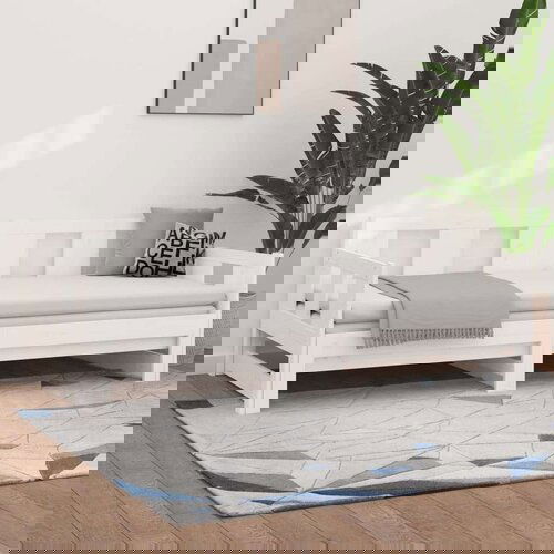  Izvlečna dnevna postelja bela trdna borovina 2x(90x200) cm, (20787884) Cene