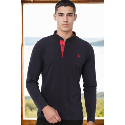 Dewberry V4009 MEN'S SWEATSHIRT-NAVY-1 Cijene