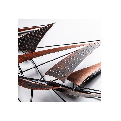 Wallxpert Zidna dekoracija Barbaros 3, 125x74x4 cm, &amp;Scaron;arena Slike
