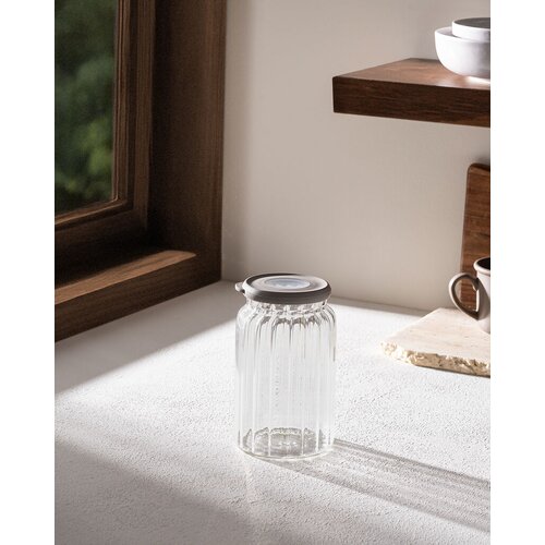Madame coco Staklena tegla sa poklopcem Voyana, 690 ml, Providna Cene