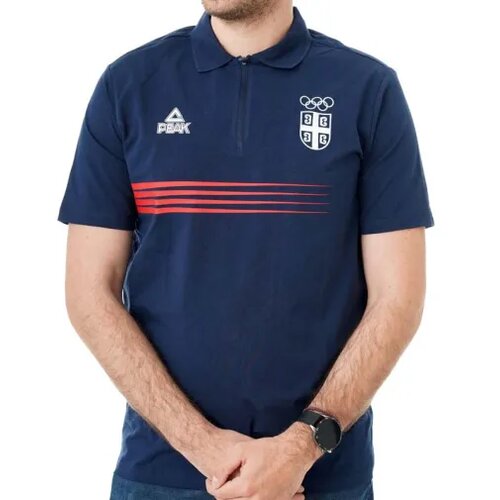 Peak Muška majica Polo SRB OKS, Teget Cene