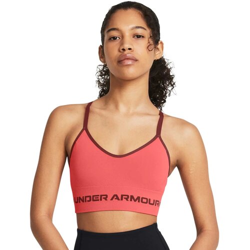Under Armour UA Seamless Low Long Bra - pink Cene