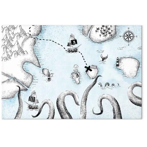 Slika - Treasure Map (1 Part) Wide 90x60 Standard Slike