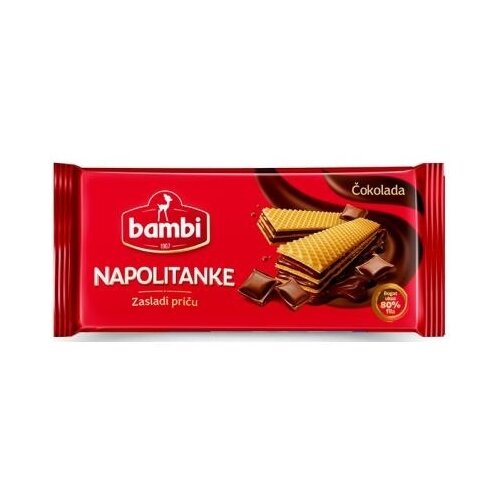 Bambi napolitanke čokolada 185g kutija Cene