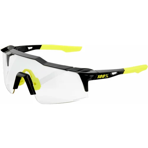 100% Speedcraft SL Gloss Black/Photochromic Lens Kolesarska očala