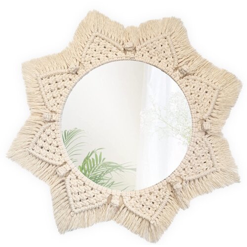 Tutumi zidno ogledalo boho 53CM 322048 Cene