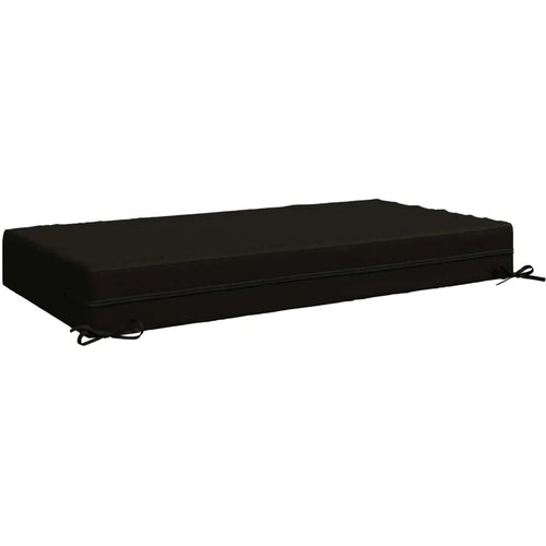  Jastuk za sjedalo SOEST 100% poliester Crna 120 x 60 x 15 cm - Crna 120 x 60 x 15 cm Melange Slike