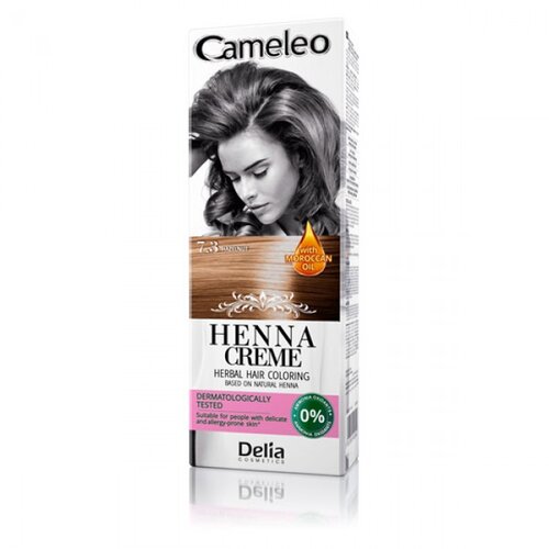 Delia Farba za kosu bez amonijaka, na bazi prirodne kane (Hene) CAMELEO 7.3 - Boja le&amp;scaron;nika 75g Slike