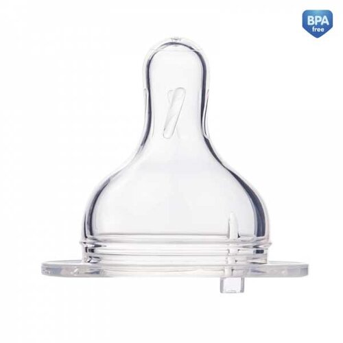 Canpol Easy Start Silicone Teat Porridge 6m+ silikonska sisaljka pogodna za ka&amp;scaron;ice 1 kom za djecu Slike