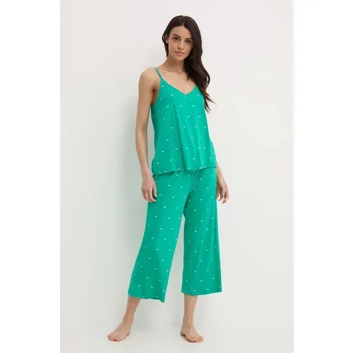 Dkny Pidžama za žene, boja: zelena, YI90010