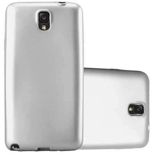 Cadorabo Case, združljiv s Samsungom v kovinskem srebru - za&amp;scaron;čitni pokrov, narejen iz fleksibilnega silikona TPU, (20589017) Slike