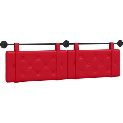  Držeće uzglavlje Zidne Crvena 170 x 55 x 5 cm Lažna koža - Crvena 160 cm bez LED Slike