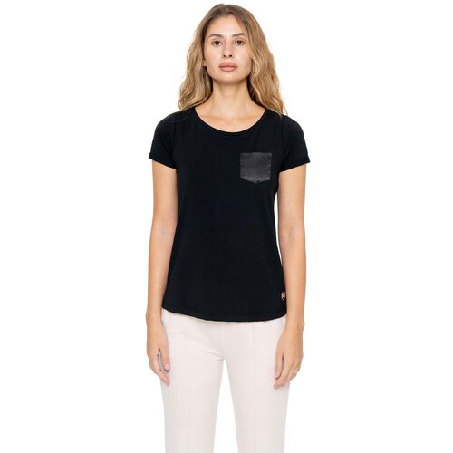 Leone 1947 Majice & Polo majice Woman T-Shirt Short Sleeves Classy Črna Cene