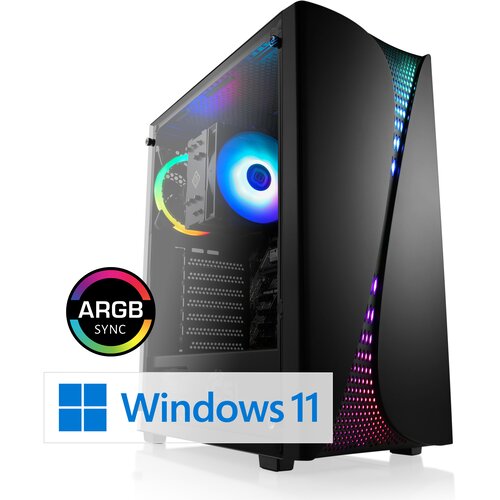 CSL Computer CSL Gaming PC M10790H, AMD Ryzen 5 8600G (6x4300 MHz), AMD Radeon 760M, 32 GB DDR5-RAM, SSD 1 TB, Windows 11 Home, (5000312549) Cene