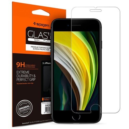 Spigen KALJENO STEKLO GLAS.TR SLIM ZA IPHONE 7/8/SE 2020/2022, (22004323) Cene