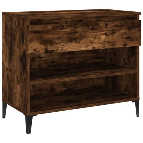Maison Chic Omarica za obutev - Kopa za čevlje dimljeni hrast 70x36x60 cm inženirski les, (21777681) Cene