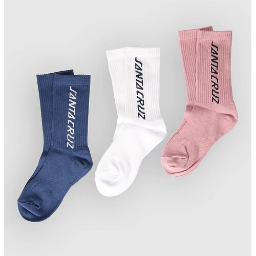 Santa Cruz Strip Nogavice 3Pk Nogavice assorted fa25 Slike
