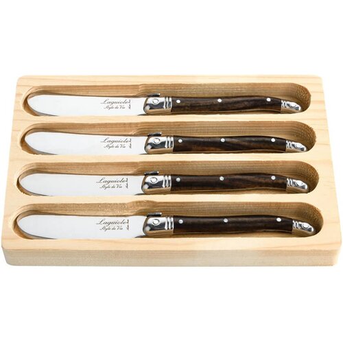 LAGUIOLE STYLE DE VIE Stojalo+6 kos nožev Premium Line 11cm / rjav / ABS, nerjaveče jeklo, (5000200274) Slike