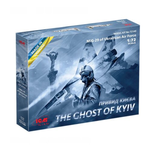 ICM Model Kit Aircraft - The Ghost Of Kyiv (MiG-29 Ukrainian Air Forces) 1:72 ( 060905 ) Cene