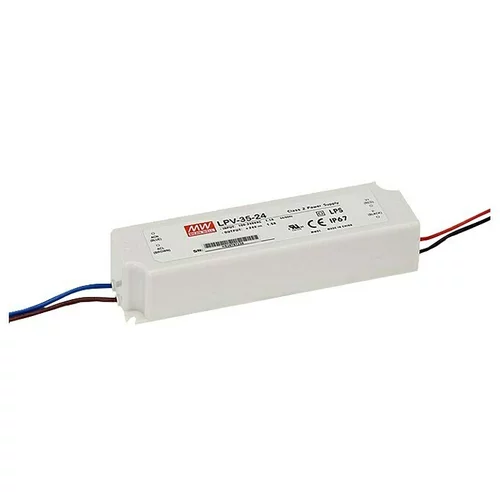 MeanWell LED transformator (Snaga: 35 W, Nazivni napon: 12 V, IP67)