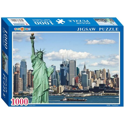 Puzzle slagalice, 1000 kom, New York - Kip slobode Slike