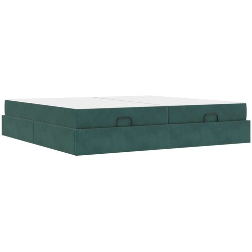  Okvir kreveta s madracem s madracem 2 pcs Zelena Bar&amp;scaron;un Slike