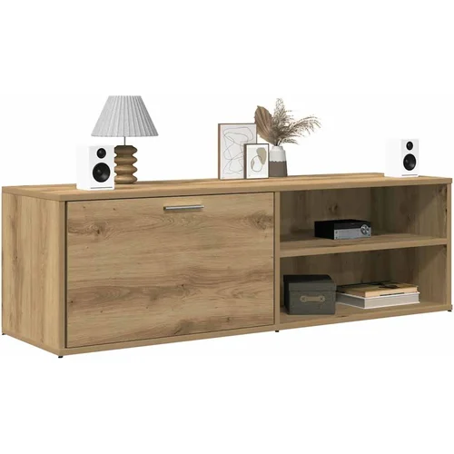 vidaXL TV omarica Artisan Oak 120x34x37 cm iz umetnega lesa