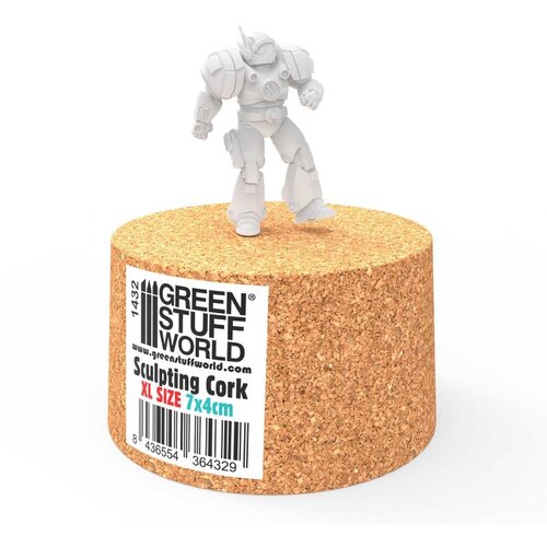 Green Stuff World Sculpting Cork Miniature Holder | Plutani držač za miniature Slike